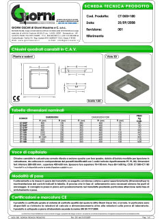 Scheda Tecnica CT050 180