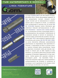 cover Brochure Tubazioni