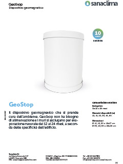 scheda geostop