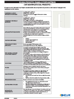 Cover Scheda Tecnica