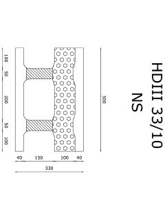 Dettagli costruttivi HDIII 33.10 grafite Basf Neopor
