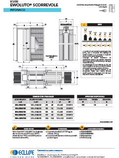 Scheda Tecnica Disability Care Ewoluto Scorrevole Eclisse