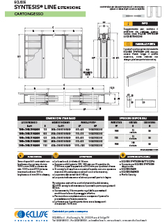 Scheda Tecnica Line Estensione Cartongesso Eclisse