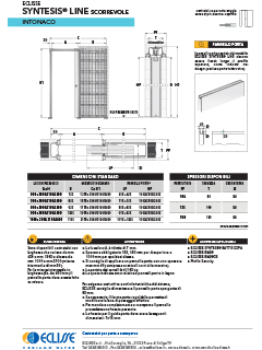 Scheda Tecnica Line Intonaco Eclisse