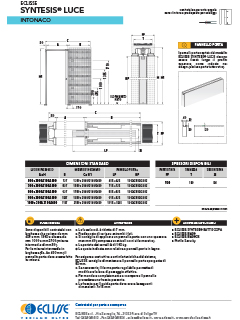 Scheda Tecnica Syntesis Luce Intonaco Eclisse