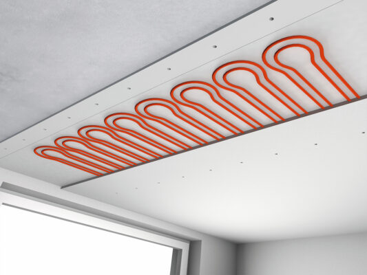 Sistema radiante a soffitto REHAU 1