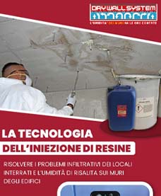 Iniezione resine Dry Wall System