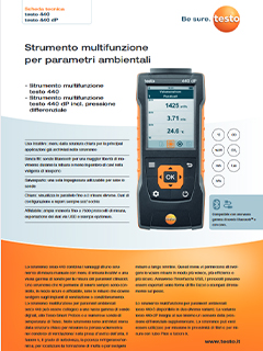 Scheda Tecnica Testo 440