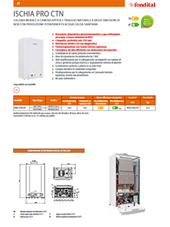 Scheda Tecnica Ischia PRO CTN Fondital