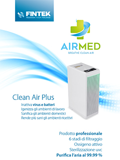 Scheda Tecnica Clean Air Plus Fintek