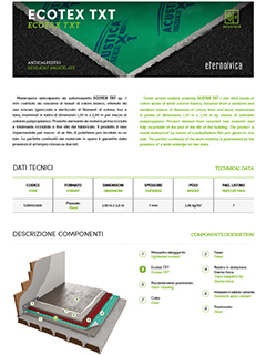 Scheda Tecnica Ecotex TXT Eterno Ivica