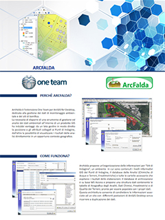 Brochure ArcFalda One Team
