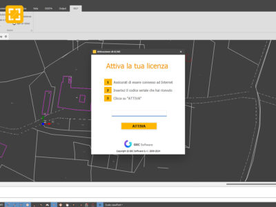 GCAD - Attivazione della licenza