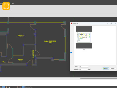 GCAD - Conversione PDF vettoriale in file DWG