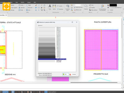 GCAD - Gestione spessori di linea