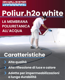 Scopri di più sull'articolo Impermeabilizzazioni professionali con POLIUR.H2O white, la membrana poliuretanica all’acqua