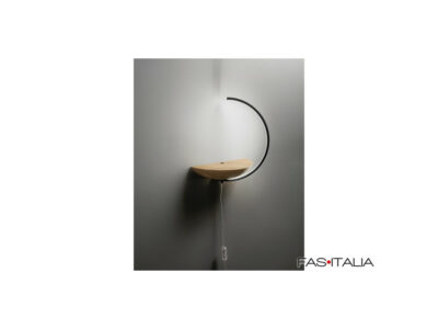 Lampada da parete metallo e legno – FAS Italia