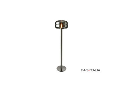 Lampada da pavimento in metallo satinato – FAS Italia