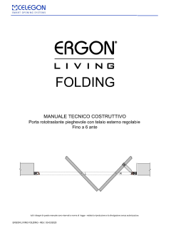 Ergon Living Folding - Manuale Tecnico - rev3 - ita