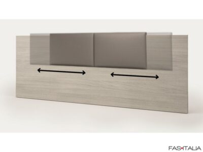 Testata per letto 300×100 con cuscini scorrevoli – FAS Italia