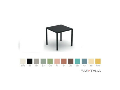 Tavolo quadrato in metallo - FAS Italia
