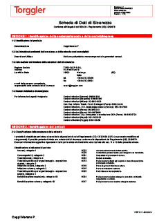 01 Scheda di sicurezza