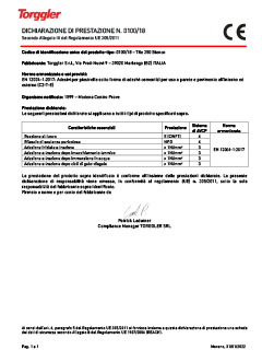 11 Dichiarazione prestazione bianco