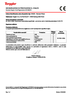 12 Dichiarazione di prestazione