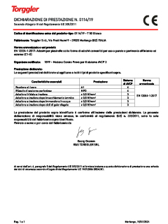 15 Dichiarazione prestazione bianco