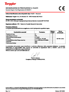 18 Dichiarazione prestazione