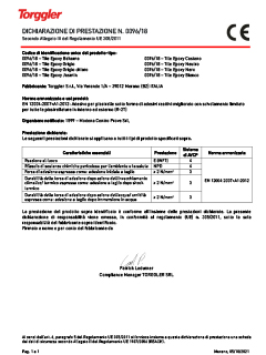 19 Dichiarazione prestazione