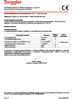 23 Dichiarazione di prestazione