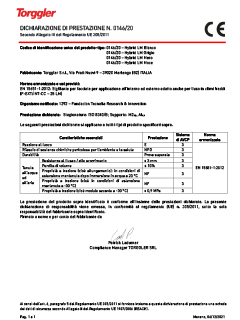 27 Dichiarazione di prestazione