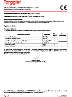 28 Dichiarazione di prestazione