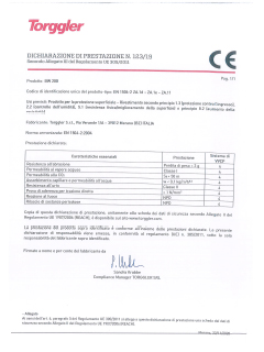 29 Dichiarazione di prestazione 1