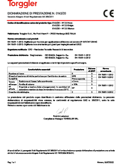 29 Dichiarazione di prestazione colorato
