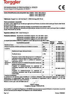 30 Dichiarazione di prestazione
