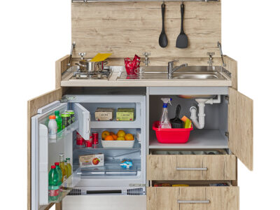 K140 - Aperto: cm. 127,6 x 61 x 106 h